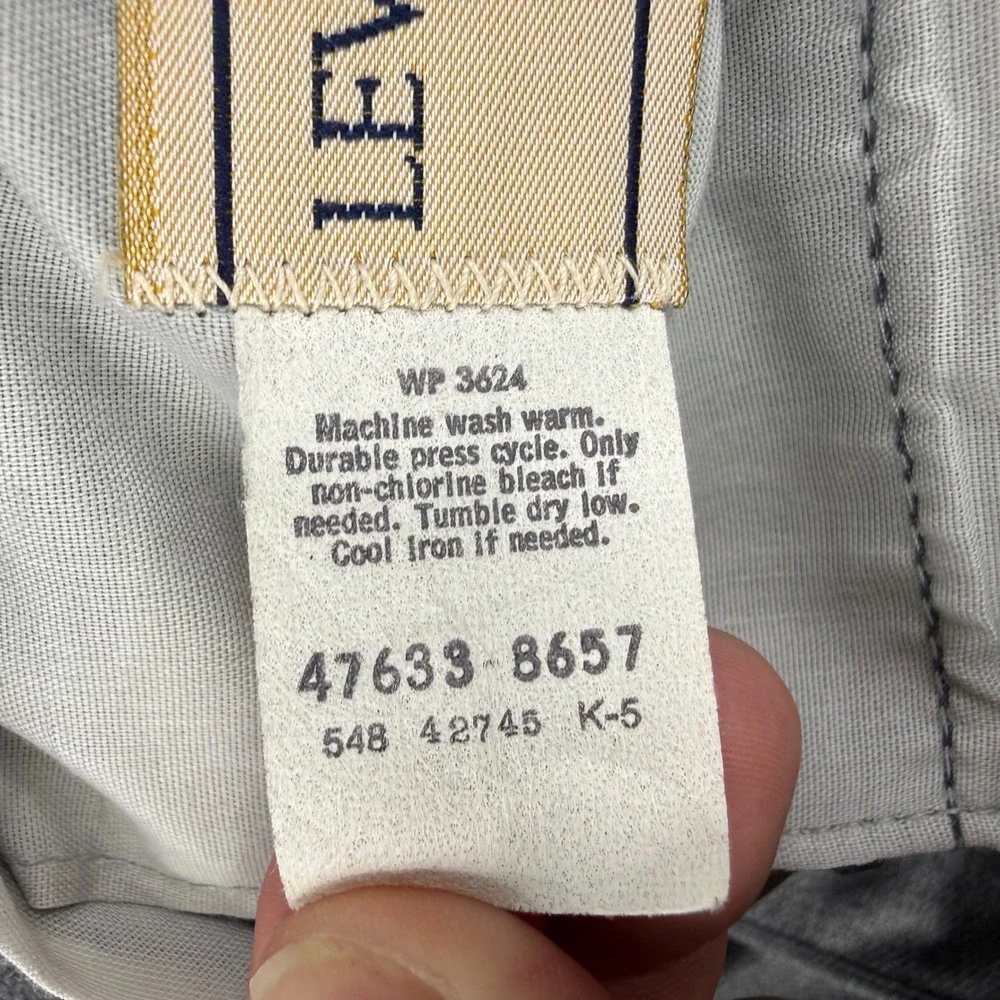 Vintage Levis Pants Mens 32x34‎ Gray Action Slacks Dress Trousers Talon Zip 70s